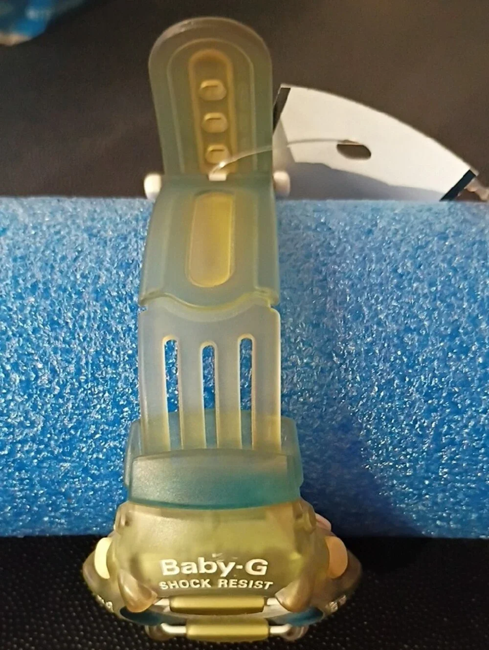 Casio Baby-G Translucent Yellow-Green and Blue Digital Sports Watch( No Battery)